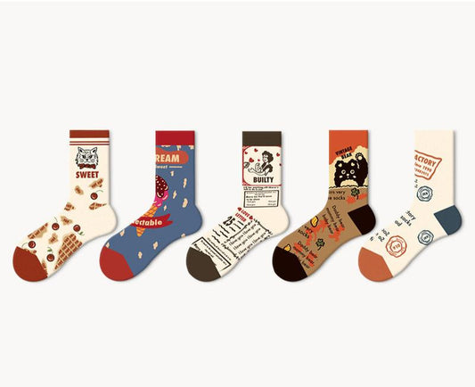 Gift Set - Socks Playful Delights Collection (5 pairs)