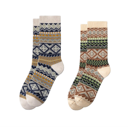 matching socks for couple - ivory